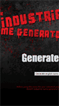 Mobile Screenshot of industrialnamegenerator.project-sam.com